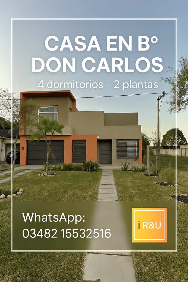 Casa en venta en Reconquista - Don Carlos