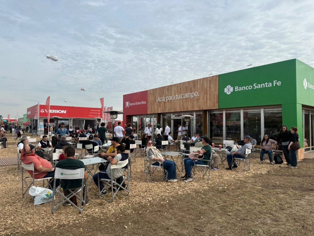 Agroactiva 2026: Banco Santa Fe y Banco Entre Ríos presentaron su propuesta de financiamiento agropecuario