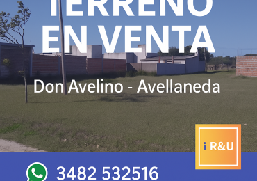 Terrenos en venta en Avellaneda, Santa Fe: ¡Oportunidad unica para construir tu futuro!