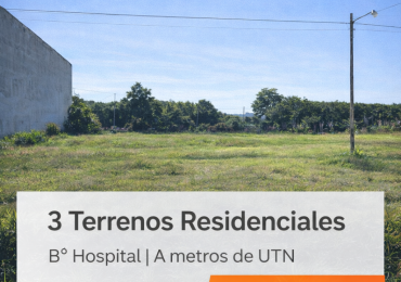 Terrenos en venta en Barrio Hospital, Reconquista